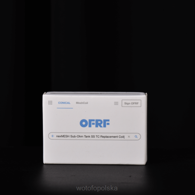 Wotofo Shop Online | Wotofo NEXMESH Subomowa cewka stożkowa zbiornika SS 316l RBNV380