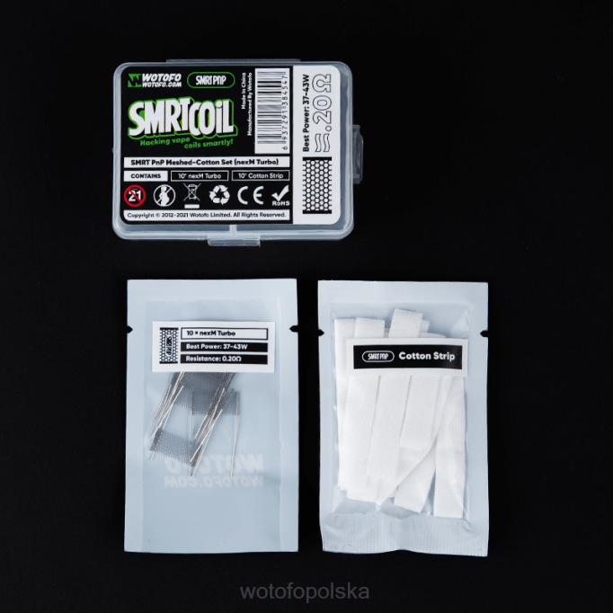 Wotofo Smaki | Wotofo SMRT zestaw pnp siatka-bawełna nexmesh chill RBNV317
