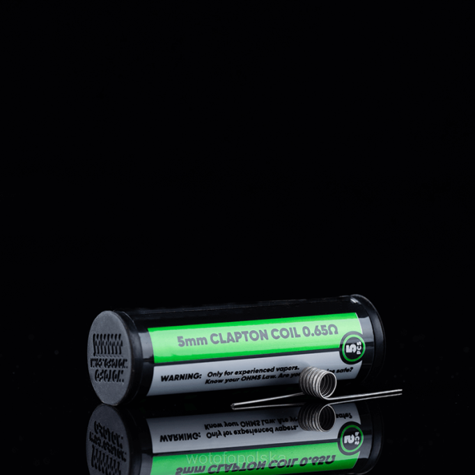 Wotofo Smaki | Wotofo id prefabrykowanej cewki dwurdzeniowy bezpiecznik Clapton 0,65 oma 5 mm 5 szt RBNV347