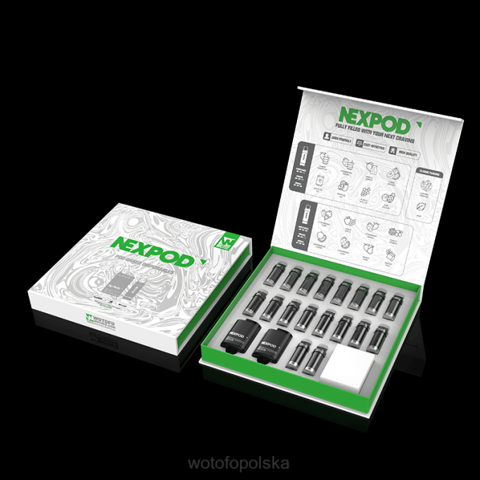 Wotofo Smaki | Wotofo NEXPOD zestaw 20mg niezbędne pudełko RBNV7